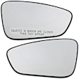 Driver and Passenger Side Mirror Glass, Non-Heated, No Blind Spot Feature