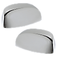Driver and Passenger Side Mirror Covers, Chrome