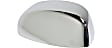 Driver and Passenger Side Mirror Covers, Chrome