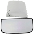 Mirror Glass, Heated Upper Glass; Non-Heated Lower Glass, No Blind Spot Feature, Upper-Backing Plate Not Included/Lower-Backing Plate Included