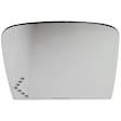 Mirror Glass, Heated Upper Glass; Non-Heated Lower Glass, No Blind Spot Feature, Upper-Backing Plate Not Included/Lower-Backing Plate Included