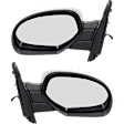 Driver and Passenger Side Mirror, Power Adjust, Heated, Manual Folding, Chrome, No Signal Light, No Memory, No Puddle Light, No Auto-Dimming, No Blind Spot Feature