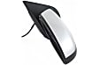 Driver and Passenger Side Mirror, Power Adjust, Heated, Manual Folding, Chrome, No Signal Light, No Memory, No Puddle Light, No Auto-Dimming, No Blind Spot Feature