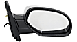 Driver and Passenger Side Mirror, Power Adjust, Heated, Manual Folding, Chrome, No Signal Light, No Memory, No Puddle Light, No Auto-Dimming, No Blind Spot Feature