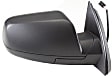 Driver and Passenger Side Mirror, Power Adjust, Non-Heated, Manual Folding, Textured Black, No Signal Light, No Memory, No Puddle Light, No Auto-Dimming, No Blind Spot Feature