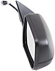Driver and Passenger Side Mirror, Power Adjust, Non-Heated, Manual Folding, Textured Black, No Signal Light, No Memory, No Puddle Light, No Auto-Dimming, No Blind Spot Feature