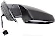 Driver and Passenger Side Mirror, Power Adjust, Non-Heated, Manual Folding, Textured Black, No Signal Light, No Memory, No Puddle Light, No Auto-Dimming, No Blind Spot Feature