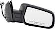 Driver and Passenger Side Mirror, Power Adjust, Non-Heated, Manual Folding, Textured Black, No Signal Light, No Memory, No Puddle Light, No Auto-Dimming, No Blind Spot Feature