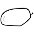 Driver and Passenger Side Mirror Glass, Heated, No Blind Spot Detection, With Arrow Type Signal Light, (No Auto Dimming, RH; With Auto Dimming, LH), With backing plate