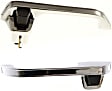 1986 GMC Jimmy Base - Front or Rear, Driver and Passenger Side Chrome Exterior Door Handle, Driver Side - With Key Hole; Passenger Side - Without Key Hole