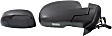 Driver and Passenger Side Mirror, Power Adjust, Heated, Power Folding, With 1 Paintable and 1 Textured Black Cap, In-glass Signal Light, With Memory, With Puddle Light, No Auto-Dimming