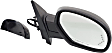 Driver and Passenger Side Mirror, Power Adjust, Heated, Power Folding, With 1 Paintable and 1 Textured Black Cap, In-glass Signal Light, With Memory, With Puddle Light, No Auto-Dimming