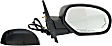 Driver and Passenger Side Mirror, Power Adjust, Heated, Power Folding, With 1 Paintable and 1 Textured Black Cap, In-glass Signal Light, With Memory, With Puddle Light, No Auto-Dimming