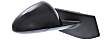 2013-2015 Chevrolet Spark - Driver and Passenger Side Mirror, Manual Adjust, Non-Heated, Manual Folding, Paintable, No Signal Light, No Memory, No Puddle Light, No Auto-Dimming, No Blind Spot Feature