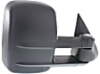 2001-2006 Chevrolet Silverado 2500 HD - Driver and Passenger Side Towing Mirrors, Manual Adjust, Manual Folding, Non-Heated, Textured Black, No Signal Light, No Memory, No Puddle Light, No Auto-Dimming