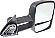 2001-2006 Chevrolet Silverado 2500 HD - Driver and Passenger Side Towing Mirrors, Manual Adjust, Manual Folding, Non-Heated, Textured Black, No Signal Light, No Memory, No Puddle Light, No Auto-Dimming
