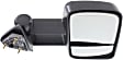 2001-2006 Chevrolet Silverado 2500 HD - Driver and Passenger Side Towing Mirrors, Manual Adjust, Manual Folding, Non-Heated, Textured Black, No Signal Light, No Memory, No Puddle Light, No Auto-Dimming