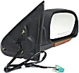 Driver and Passenger Side Mirrors, Power, Manual Folding, Heated, Textured Black, In-housing Signal Light, No Memory, No Puddle Light, No Auto-Dimming, No Blind Spot Feature