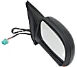 Driver and Passenger Side Mirrors, Power, Manual Folding, Heated, Textured Black, In-housing Signal Light, No Memory, No Puddle Light, No Auto-Dimming, No Blind Spot Feature