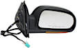 Driver and Passenger Side Mirrors, Power, Manual Folding, Heated, Textured Black, In-housing Signal Light, No Memory, No Puddle Light, No Auto-Dimming, No Blind Spot Feature