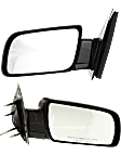 2000-2005 Chevrolet Astro - Driver and Passenger Side Mirrors, Power, Manual Folding, Non-Heated, Paintable, No Signal Light, No Memory, No Puddle Light, No Auto-Dimming, No Blind Spot Feature
