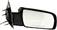 2000-2005 Chevrolet Astro - Driver and Passenger Side Mirrors, Power, Manual Folding, Non-Heated, Paintable, No Signal Light, No Memory, No Puddle Light, No Auto-Dimming, No Blind Spot Feature