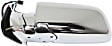 Driver and Passenger Side Mirrors, Power, Heated, Chrome, Non-Towing, Standard Type, with Chrome Base and Housing