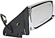 Driver and Passenger Side Mirrors, Power, Heated, Chrome, Non-Towing, Standard Type, with Chrome Base and Housing