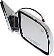 Driver and Passenger Side Mirrors, Power, Heated, Chrome, Non-Towing, Standard Type, with Chrome Base and Housing