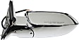 Driver and Passenger Side Mirrors, Power, Heated, Chrome, Non-Towing, Standard Type, with Chrome Base and Housing