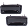 1994 Chevrolet C1500 Silverado - Front, Driver and Passenger Side Smooth Black Exterior Door Handle, With Key Hole
