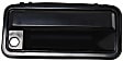 1994 Chevrolet C1500 Silverado - Front, Driver and Passenger Side Smooth Black Exterior Door Handle, With Key Hole