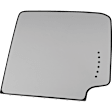 2015-2019 GMC Sierra 2500 HD - Passenger Side, Upper and Lower Mirror Glass, Upper - Heated; Lower - Non-Heated, No Blind Spot Feature