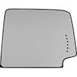 2015-2019 GMC Sierra 2500 HD - Passenger Side, Upper and Lower Mirror Glass, Upper - Heated; Lower - Non-Heated, No Blind Spot Feature