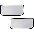 2013-2016 Chevrolet Tahoe - Driver and Passenger Side, Lower Mirror Glass, Non-Heated, No Blind Spot Feature