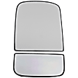 Driver Side, Upper and Lower Mirror Glass, Non-Heated, No Blind Spot Feature