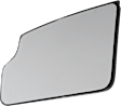 2015 GMC Sierra 2500 HD - Mirror Glass Driver Side, Upper and Lower, For Models With Spot Light, 2nd Design, Heated Upper Glass; Non-Heated Lower Glass, No Blind Spot Feature, In-glass Signal Light