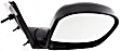 1999 Chevrolet Express 1500 - Driver and Passenger Side Mirror, Manual Adjust, Non-Heated, Textured Black, Manual Folding, No Signal Light, No Blind Spot Feature, No Memory, No Puddle Light, No Auto-Dimming