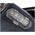 2001 Chevrolet Suburban 2500 - Driver and Passenger Side Mirror, For Models Without Off Road Package, Power Adjust, Heated, Textured Black, Manual Folding, No Signal Light, No Blind Spot Feature, No Memory, With Puddle Light, No Auto-Dimming