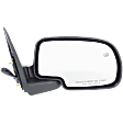 2000 Chevrolet Silverado 1500 - Driver and Passenger Side Mirror, Power Adjust, Heated, Textured Black, Manual Folding, No Signal Light, No Blind Spot Feature, Without Memory Recall, No Puddle Light, No Auto-Dimming