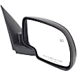 2000 Chevrolet Silverado 1500 - Driver and Passenger Side Mirror, Power Adjust, Heated, Textured Black, Manual Folding, No Signal Light, No Blind Spot Feature, Without Memory Recall, No Puddle Light, No Auto-Dimming