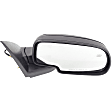 2000 Chevrolet Silverado 1500 - Driver and Passenger Side Mirror, Power Adjust, Heated, Textured Black, Manual Folding, No Signal Light, No Blind Spot Feature, Without Memory Recall, No Puddle Light, No Auto-Dimming
