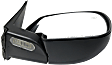 Driver and Passenger Side Mirrors, Non-Towing, Power, Manual Folding, Heated, Paintable, No Signal Light, No Memory, With Puddle Light, No Auto-Dimming, No Blind Spot Feature