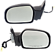 2003 Chevrolet Tracker Base - Driver and Passenger Side Mirror, Power Adjust, Non-Heated, Paintable, Non-Folding, No Signal Light, No Blind Spot Feature, No Memory, No Puddle Light, No Auto-Dimming