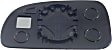 Driver and Passenger Side Mirror Glass, Non-Heated, No Blind Spot Feature, With backing plate, Includes (2) Mirror Glasses