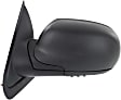 Driver and Passenger Side Mirrors, Manual Adjust, Manual Folding, Non-Heated, Textured Black, No Signal Light, No Memory, No Puddle Light, No Auto-Dimming