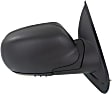 Driver and Passenger Side Mirrors, Manual Adjust, Manual Folding, Non-Heated, Textured Black, No Signal Light, No Memory, No Puddle Light, No Auto-Dimming