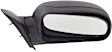 Driver and Passenger Side Mirrors, Manual Adjust, Manual Folding, Non-Heated, Textured Black, No Signal Light, No Memory, No Puddle Light, No Auto-Dimming