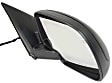 2004 Chevrolet Silverado 1500 Base - Driver and Passenger Side Mirror, Power Adjust, Heated, Textured Black, Manual Folding, No Signal Light, No Blind Spot Feature, No Memory, No Puddle Light, No Auto-Dimming, Extended Cab Pickup