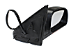 2004-2007 Buick Rainier - Driver and Passenger Side Mirrors, Power, Manual Folding, Heated, Textured Black, In-housing Signal Light, With memory, No Puddle Light, No Auto-Dimming, No Blind Spot Feature